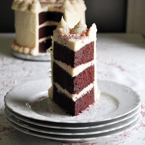 3 Layer Red Velvet Cake