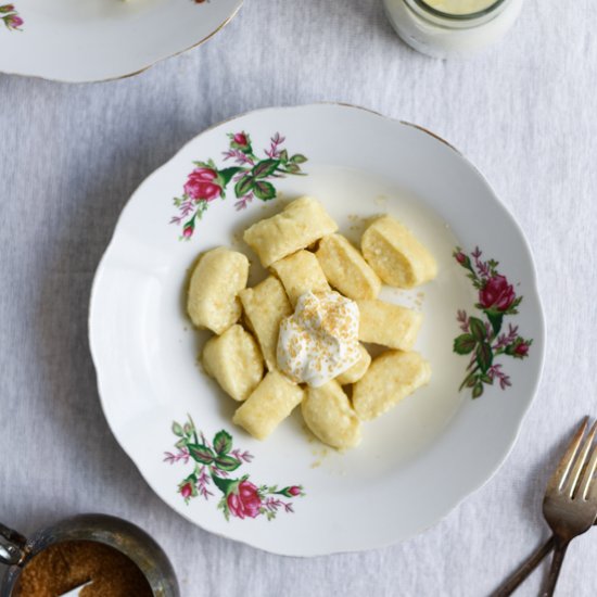 Ukrainian Farmer Cheese Gnudi