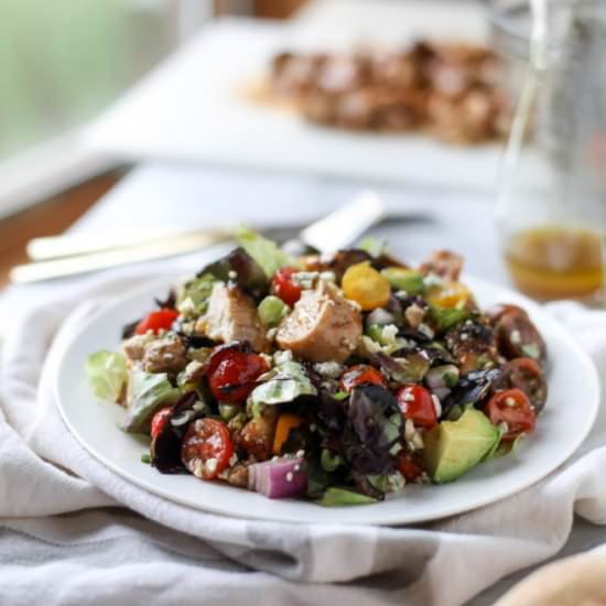 honey mustard chicken chopped salad