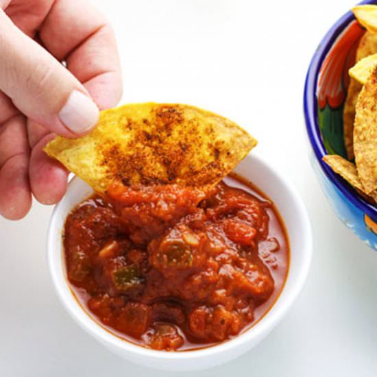 Homemade Corn Tortilla Chips