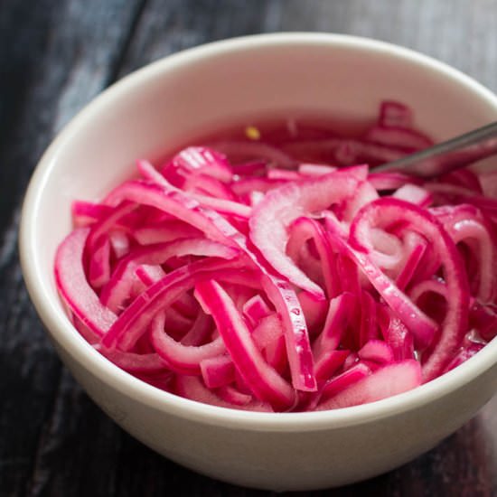 Quick Pickled Red Onions