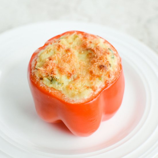 Mint Ricotta Stuffed Peppers