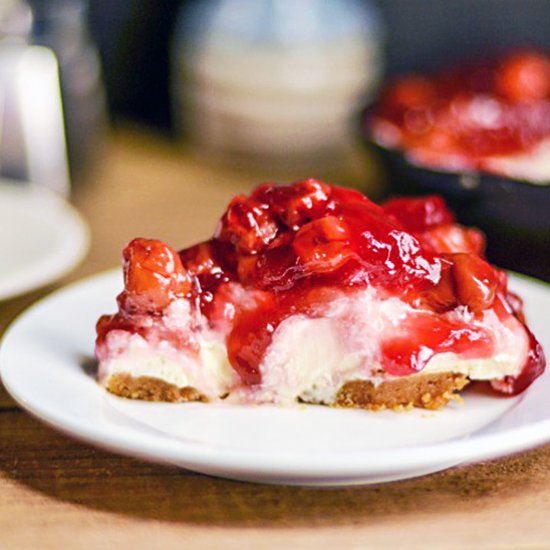 No Bake Cherry Cheesecake