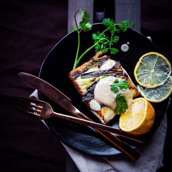 Halibut with Miso Sauce