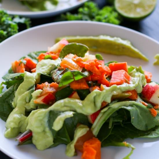 Sweet Potato & Pear Salad