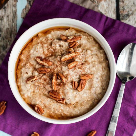 Slow Cooker Steel Cut Oatmeal