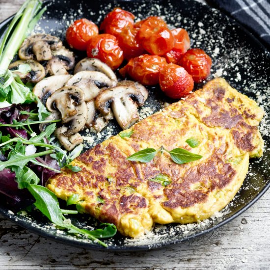 The Perfect Vegan Omelette