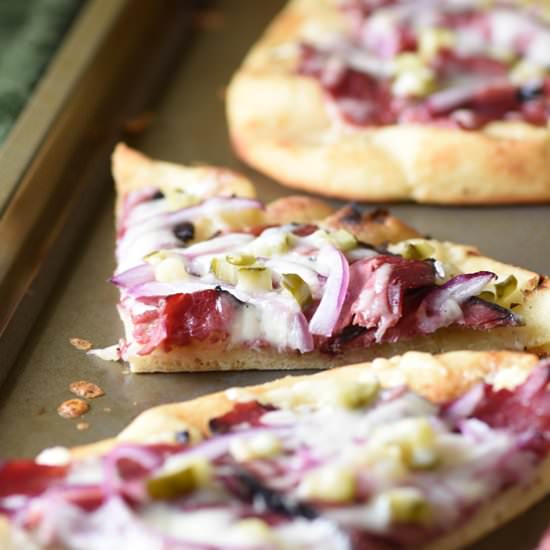 Hot Pastrami Flatbread