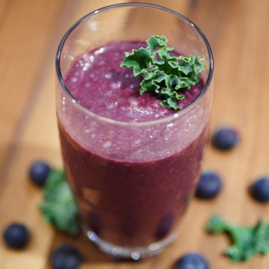 Blueberry Beet Energy Smoothie