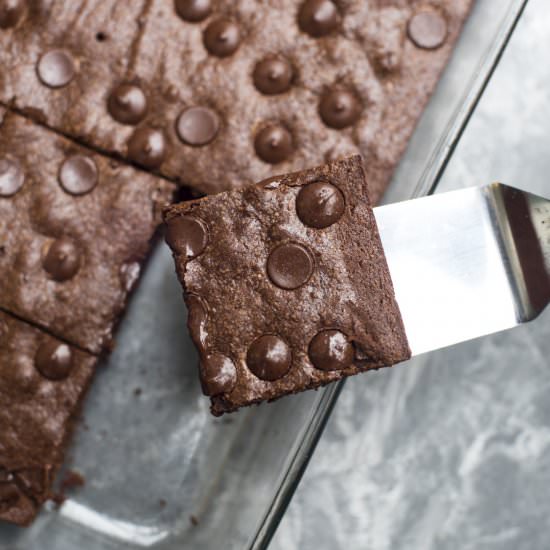 Fudgy One Bowl Brownies