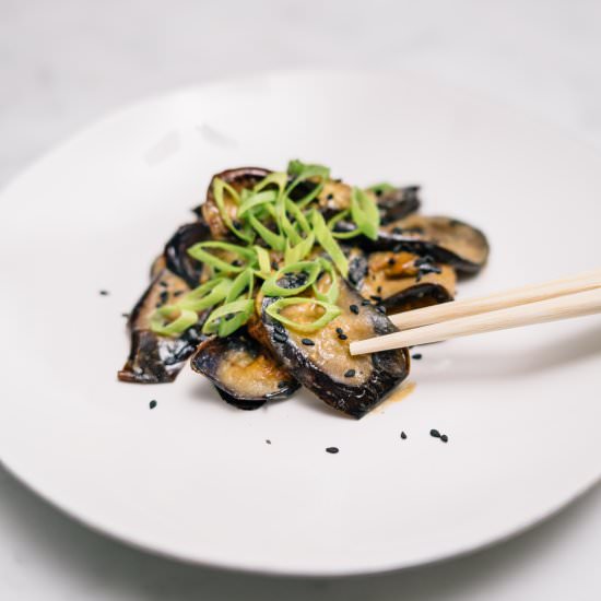 Creamy Miso Eggplant