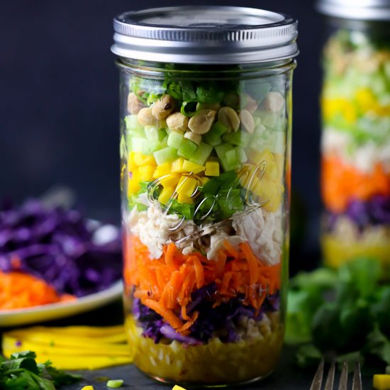 Thai Salad in a Jar