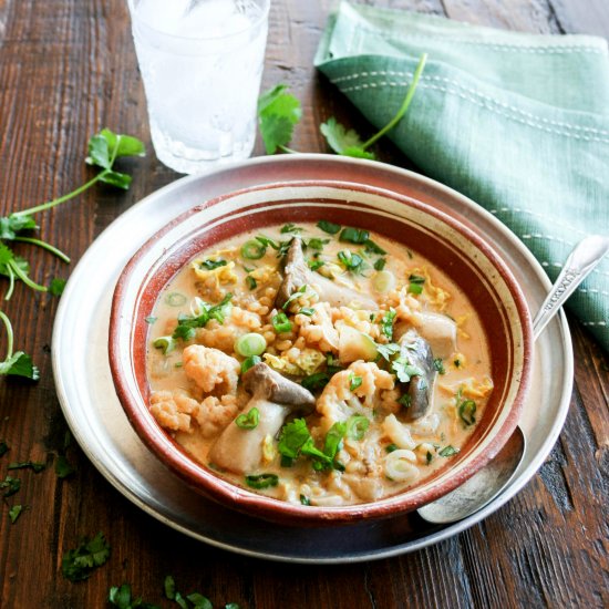 Thai Curry with King Mushrooms