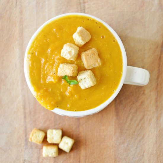 Roasted Pumpkin & Carrot Soup