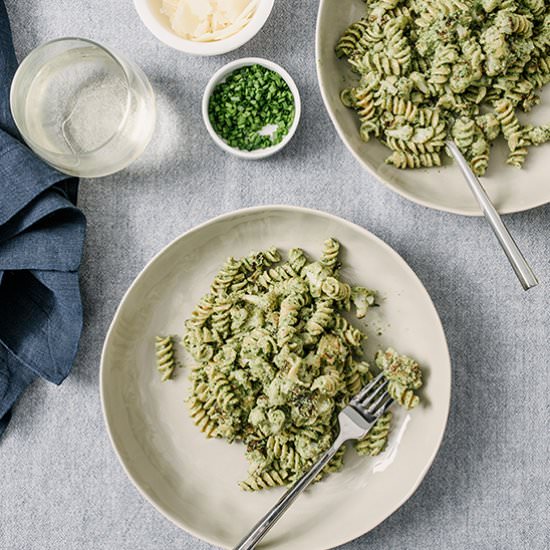 Winter Spinach and Ricotta Pesto