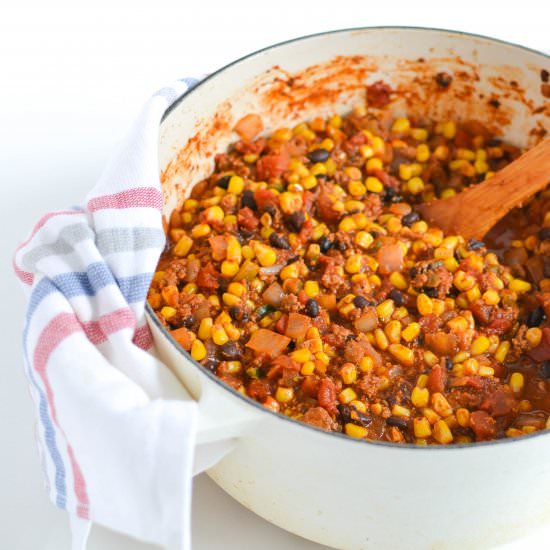 30 Minute Sweet Corn Chili