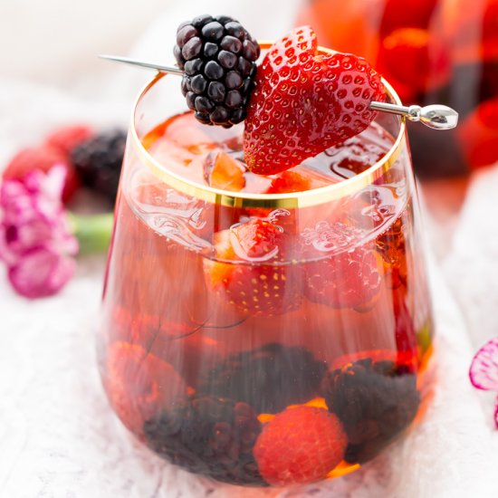 Rosé Berry Sangria