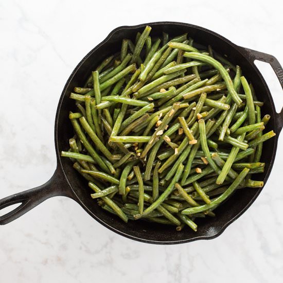 Braised Garlic Green Beans