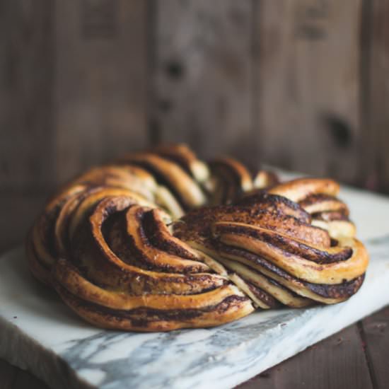 Chocolate Brioche Kringle