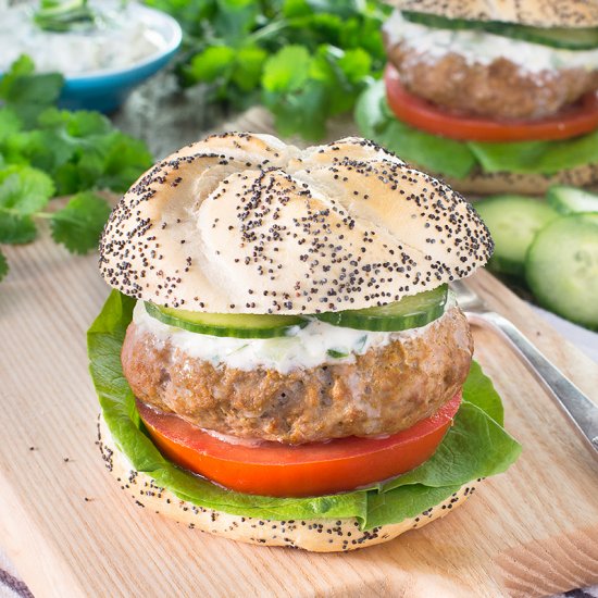 Spiced Lamb Burgers