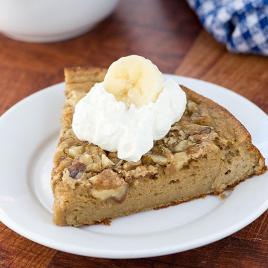 Banana Cashew Blender Cake