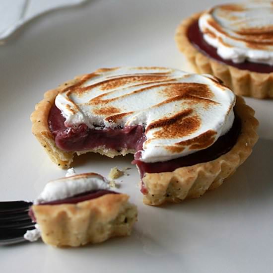 Raspberry Meringue Tartlets