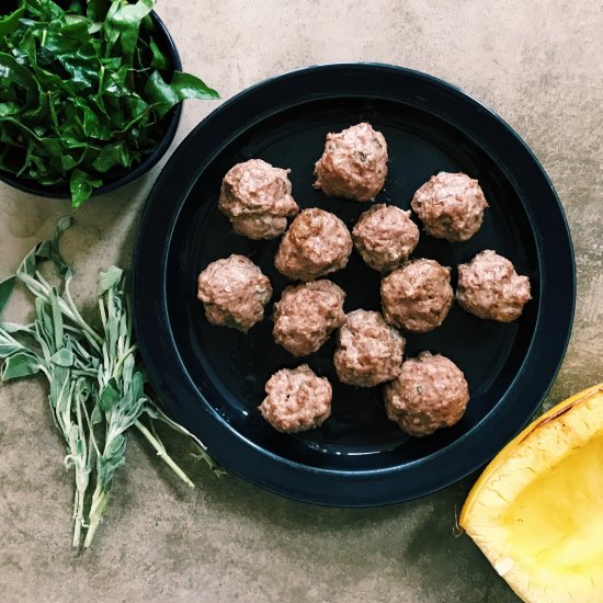 Sage Lamb Meatballs