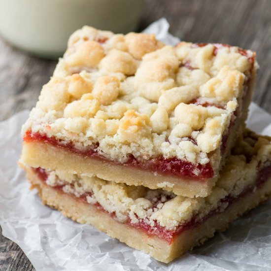 Blood Orange Crumble Bars