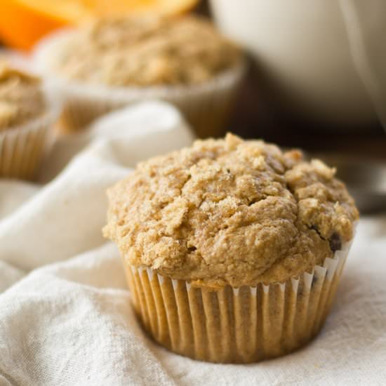 Orange Spice Chocolate Chip Muffins