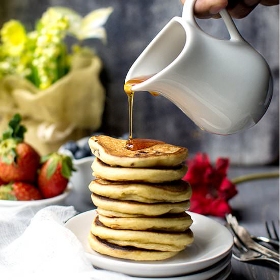 Oat & Sour Cream Pancakes