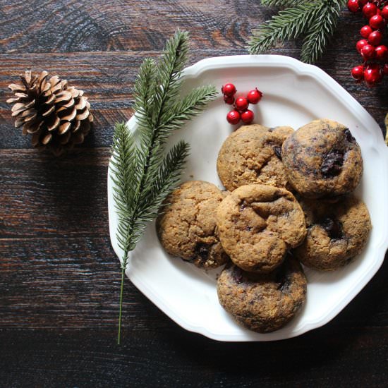 Grain Free Cherry Amaretto Cookies