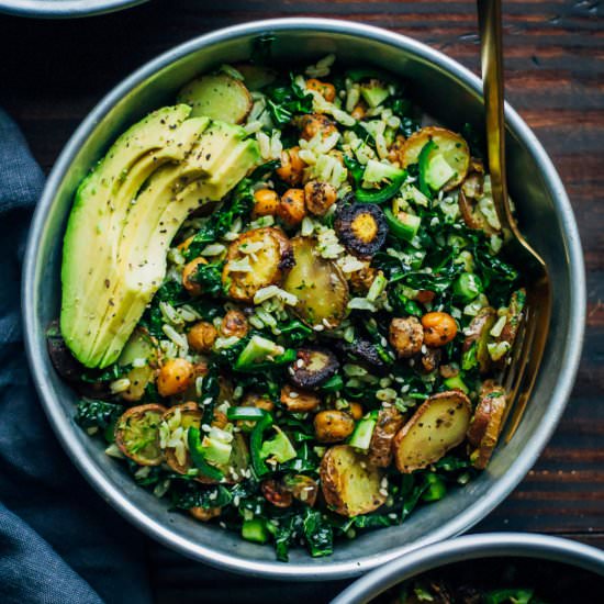 Kale Detox Salad w/ Pesto