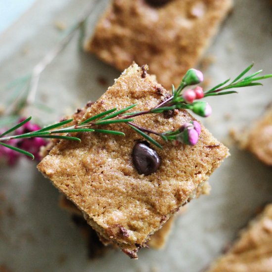 Sheet Pan Chocolate Chip Blondies