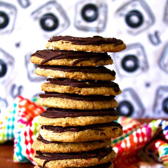 Brown Sugar Chocolate Fudge Cookies