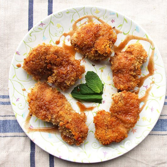 Cinnamon Sugar Oven Fried Chicken