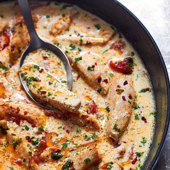 Creamy Sun-Dried Tomato Chicken