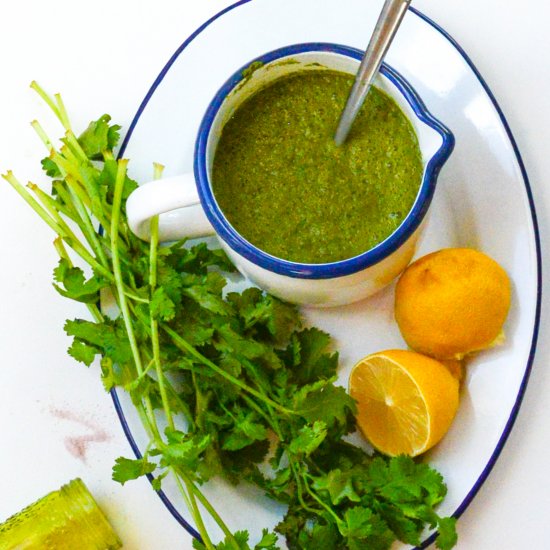 Huri Chutney: Green Chutney