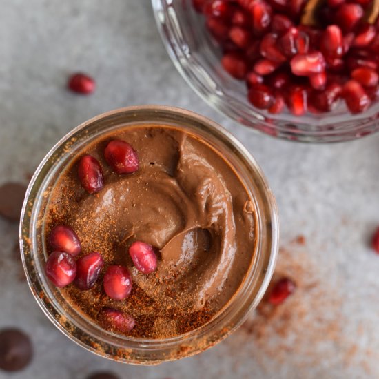 Chili Chocolate Avocado Mousse