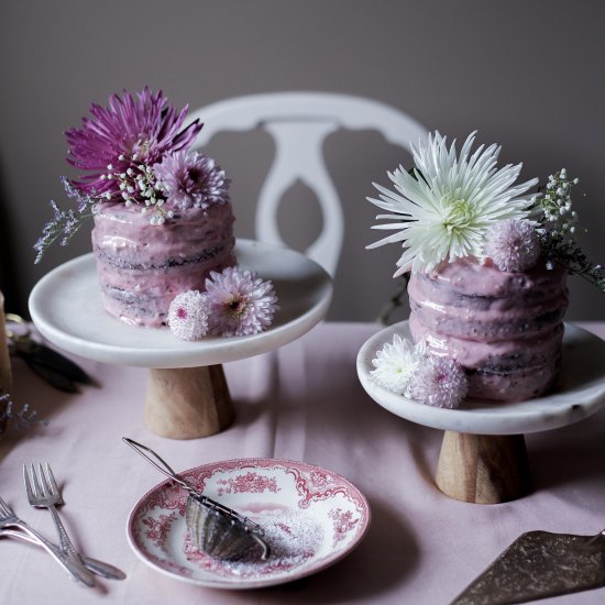 Chocolate Raspberry Layer Cakes