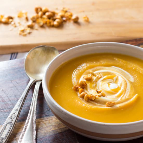 Butternut Soup with Cider