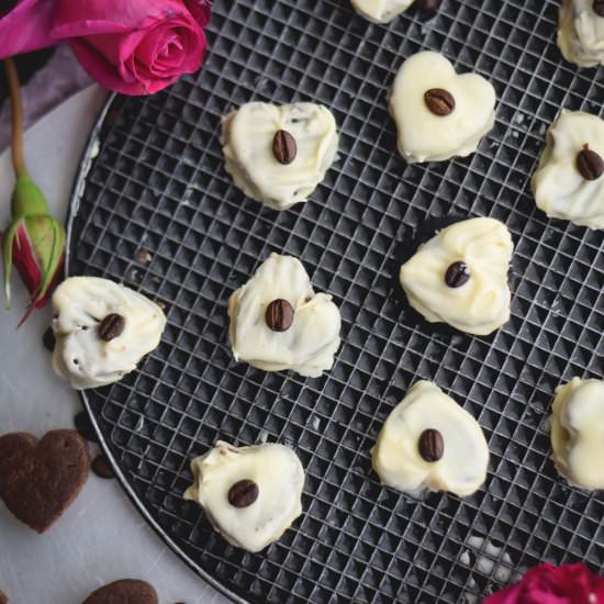 White Chocolate Mocha Cookies & Cream Truffles