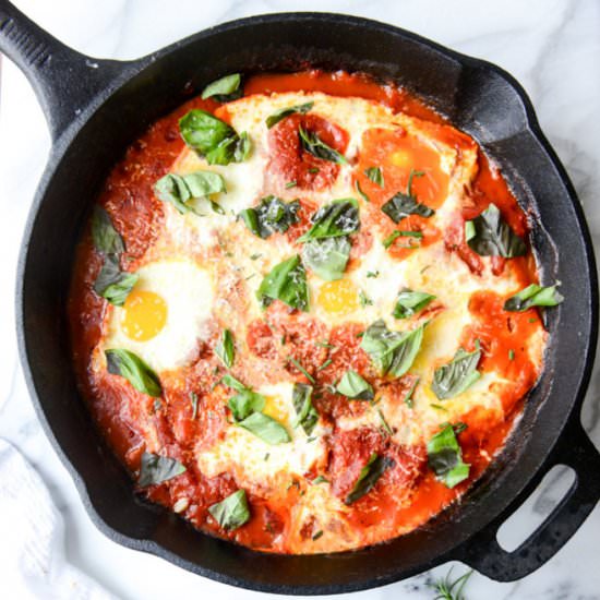 Fiery Baked Eggs