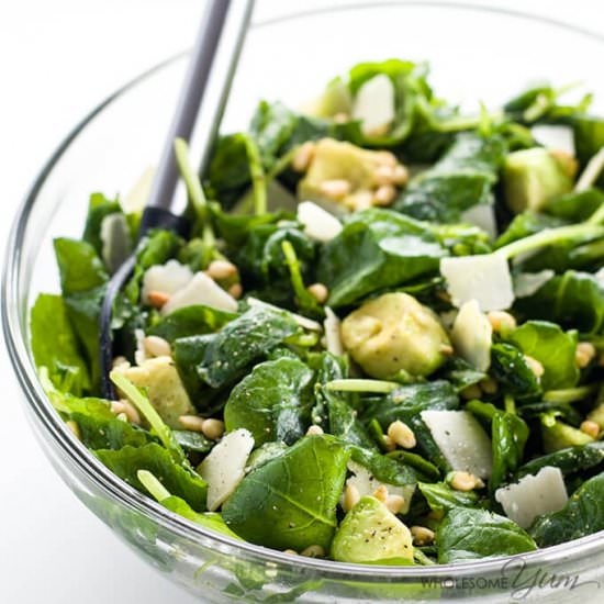 Baby Kale Avocado Salad