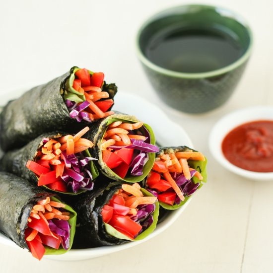 Rainbow Nori Rolls