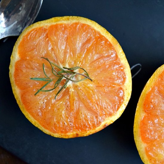 Honey Broiled Grapefruit