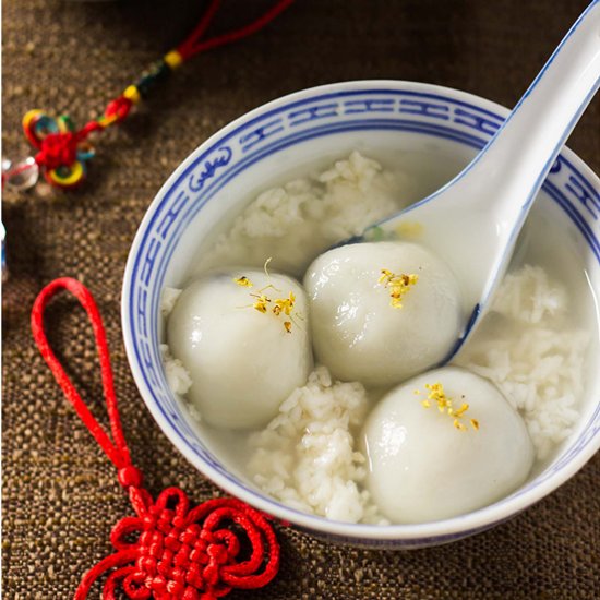 Black Sesame Sweet Rice Balls