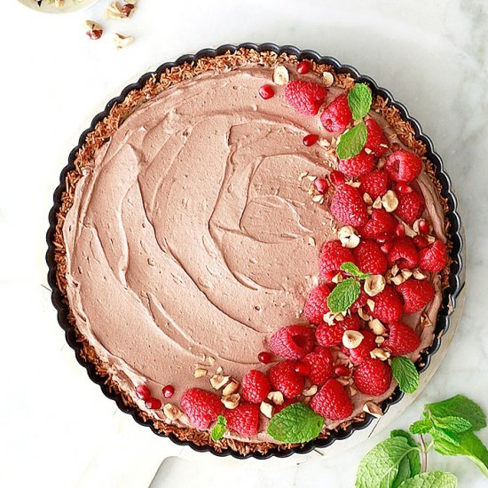 Vegan Chocolate Mousse Tart