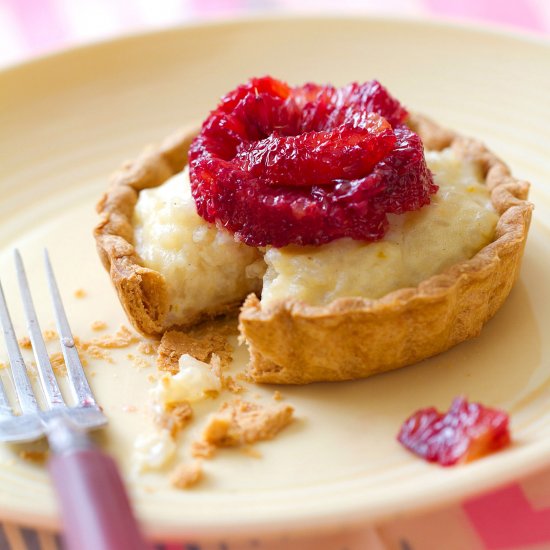 Cardamom Rice Pudding Tarts