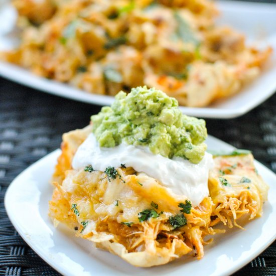 Slow Cooker Buffalo Chicken Nachos