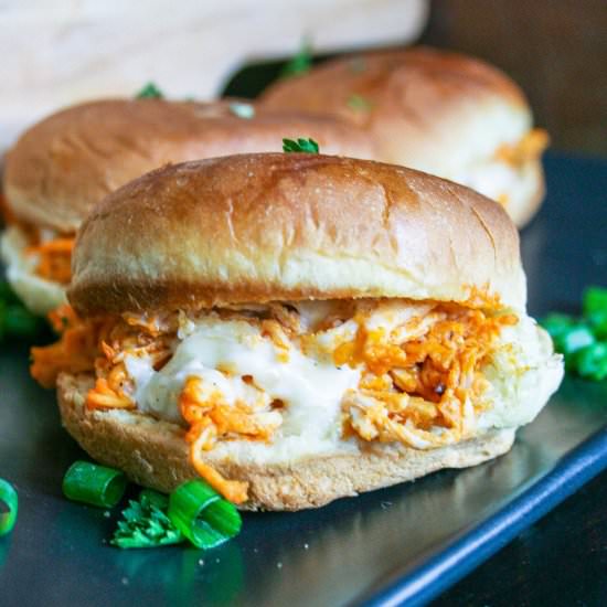 Buffalo Chicken Sliders for Two